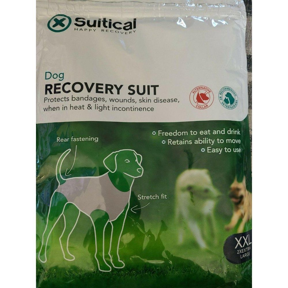 Suitical Recovery Suit for Dogs, Blue Camo, XX-L - Picture 5 of 6